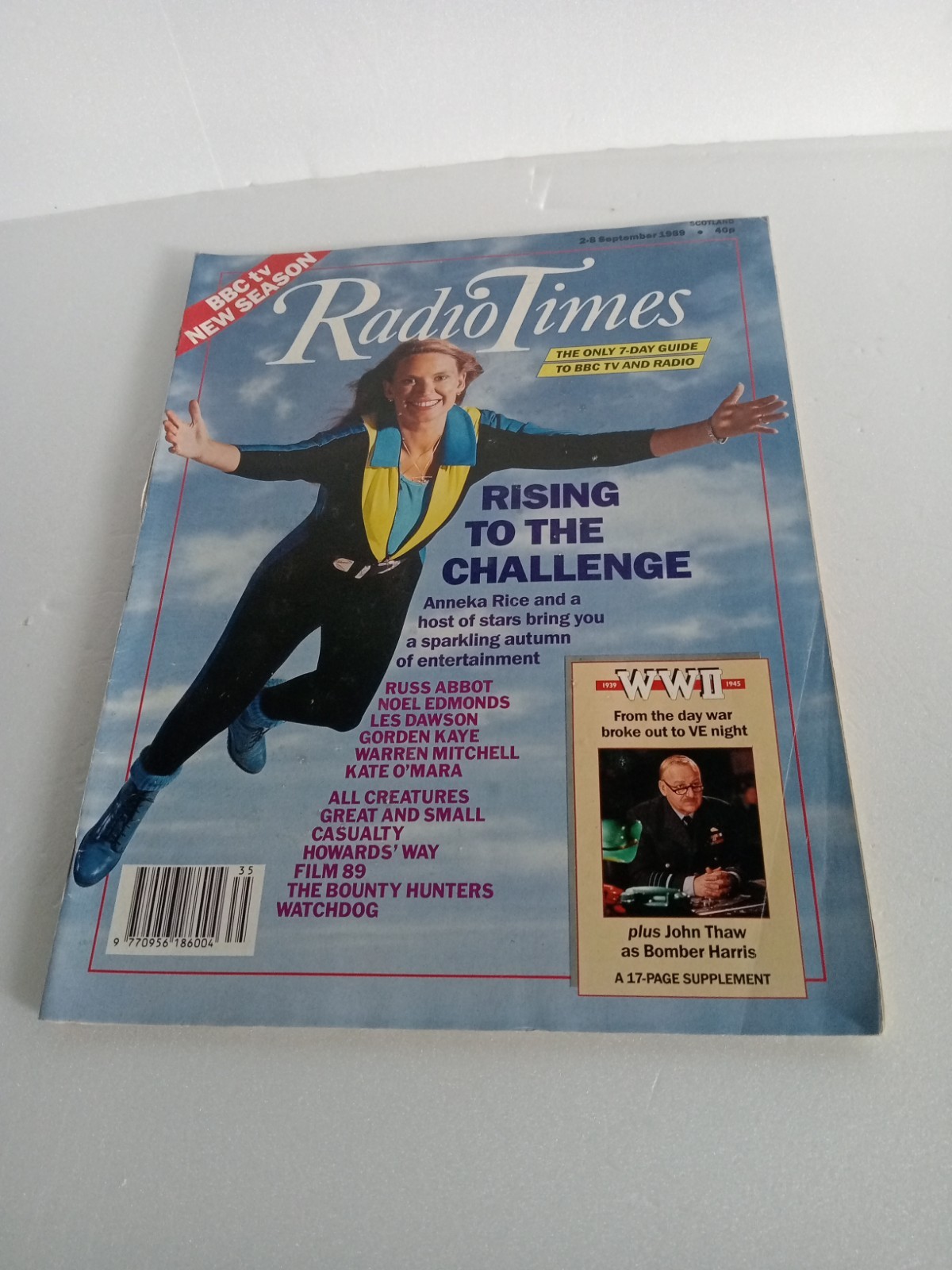 Radio Times 2-8 Sep 1989 Spike Milligan, Sophie Alfred, Casualty