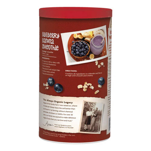 Organic Quick Cook Instant Oats 18 Oz(Case Of 6) By Natures Path