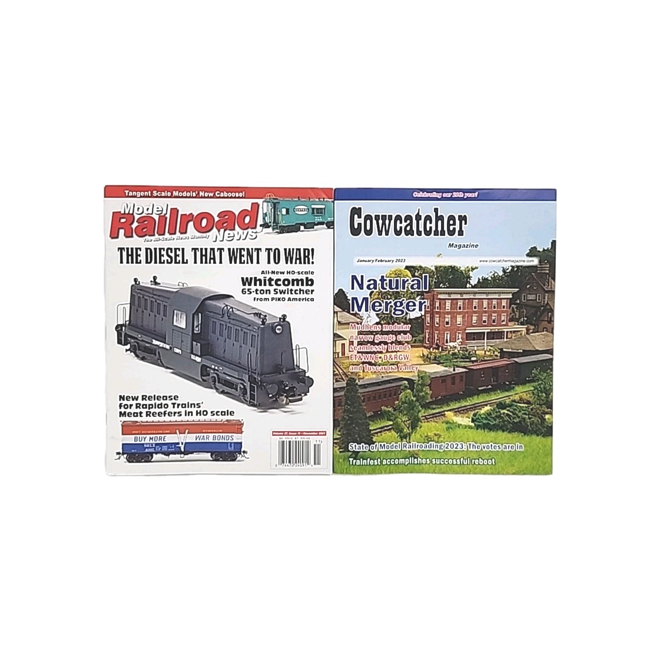 Model Railroad News November 2021 / Cowcatcher Magazine Jan Feb 2023 magazines