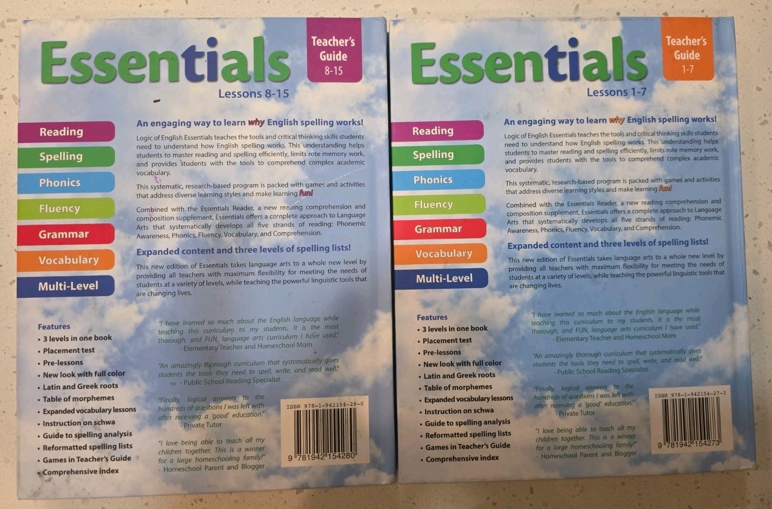 Essentials Denise Eide 2018 Hardcover Logic Of English Multilevel Reading