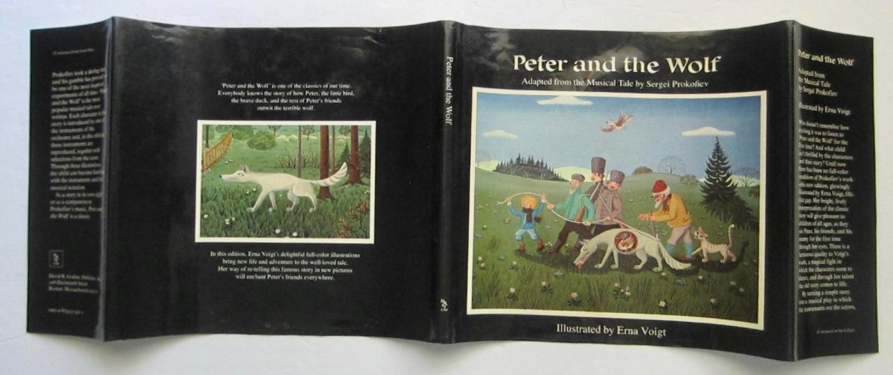 PETER AND THE WOLF ~ Sergei Prokofiev ~ Erna Voigt ~ Vintage Childrens Book DJ