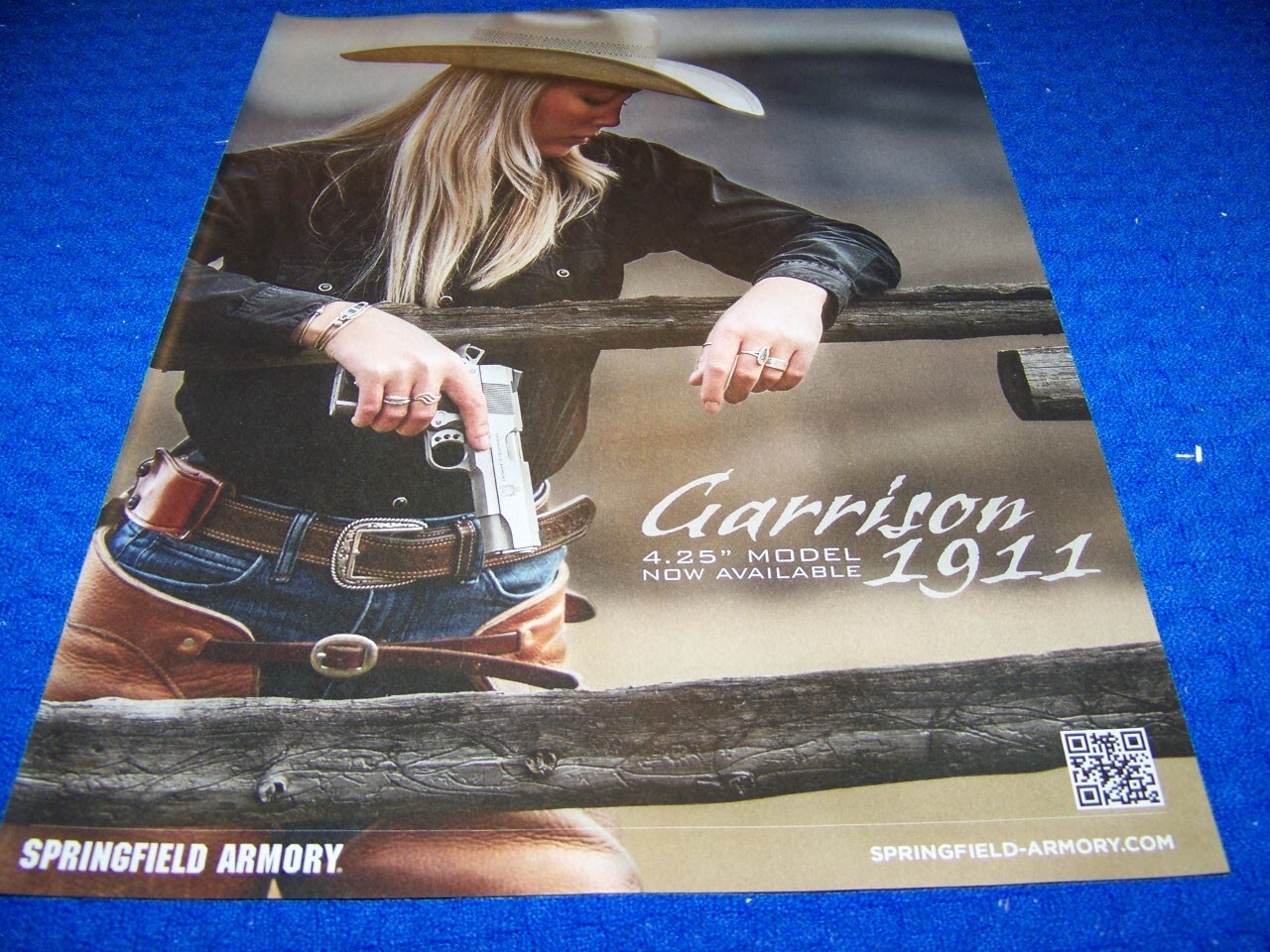 2024 SPRINGFIELD ARMORY « GARRISON 1911 4.25 »..1-PAGE ORIGINAL SALES AD (571MM)