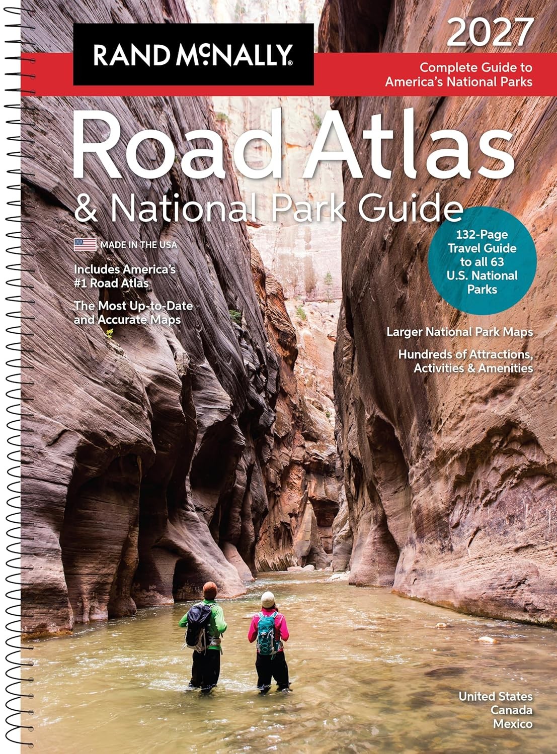 Rand McNally 2027 Road Atlas & National Park Guide Other by Rand McNally