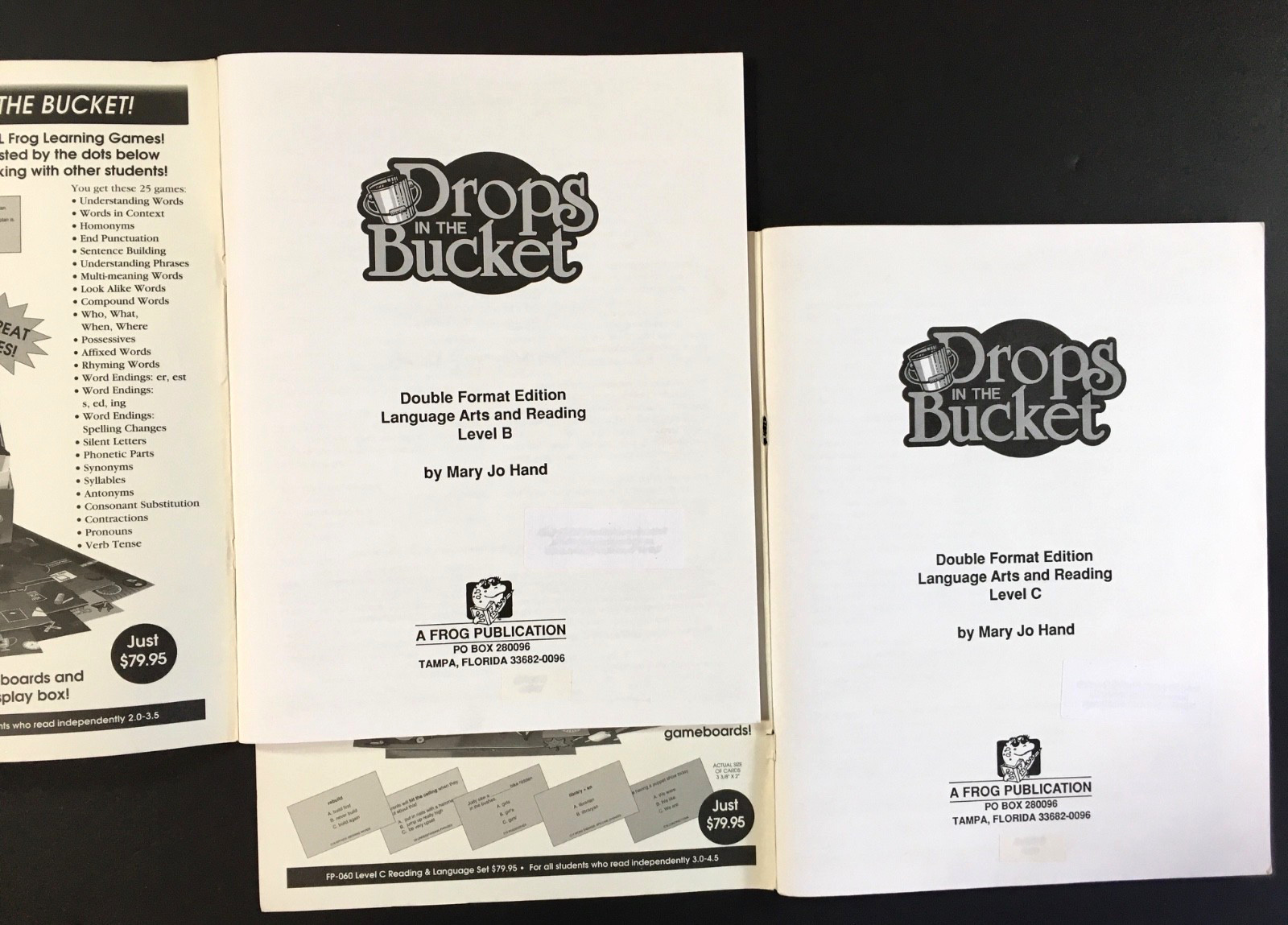 Drops in the Bucket by Mary Jo Hand Levels B & C Lang. Arts & Reading Homeschool