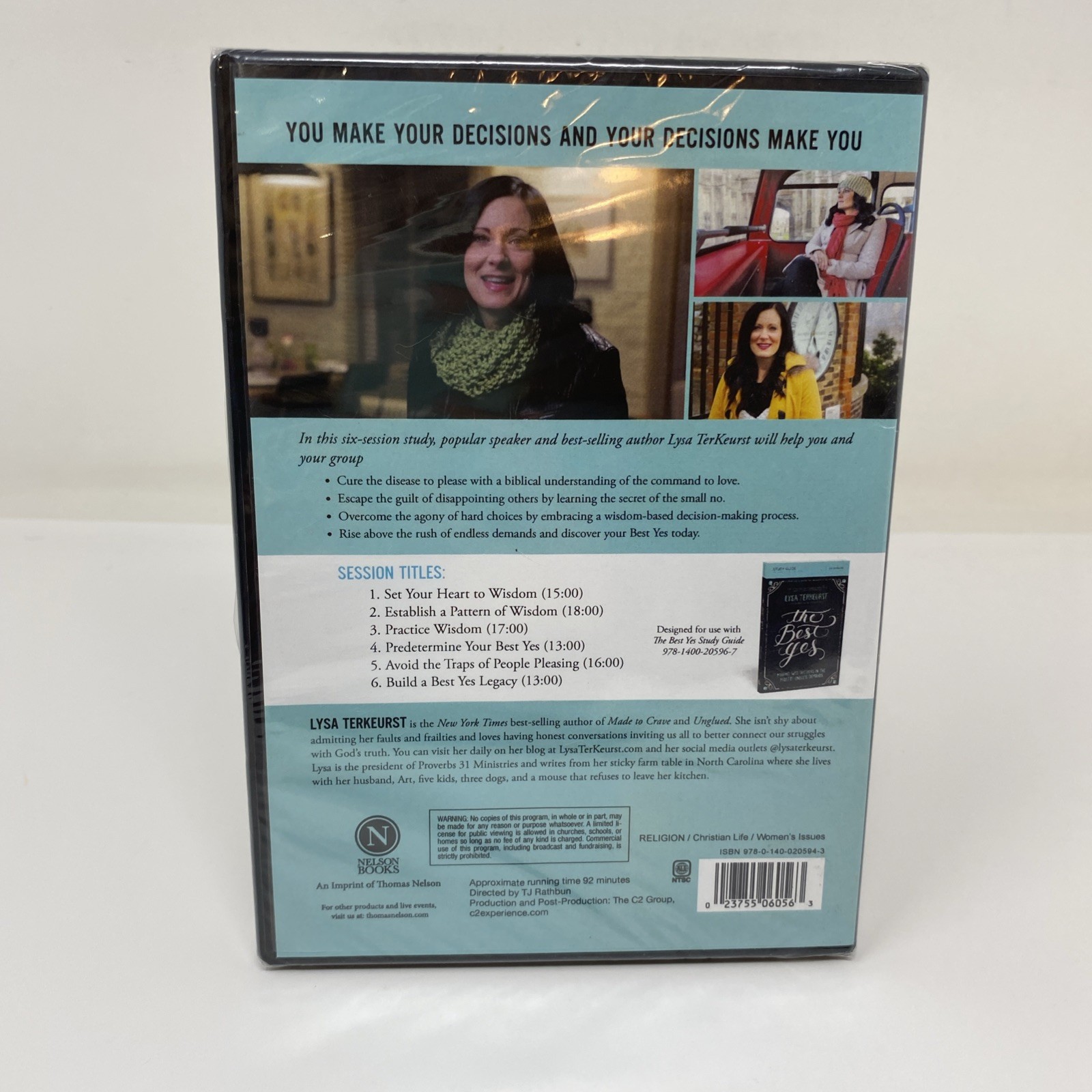 The Best Yes Study Making Wise Decisions DVD NEW w/ WEAR FREE SHIPPING!