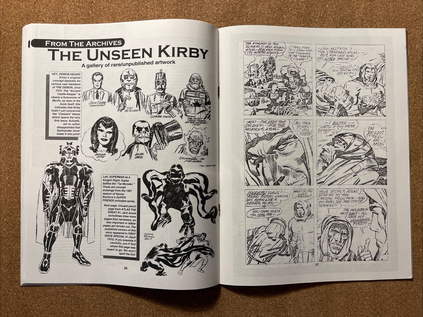 The Jack Kirby Quarterly #11 & 12 G to VG 1998 US Doctor Doom Cover
