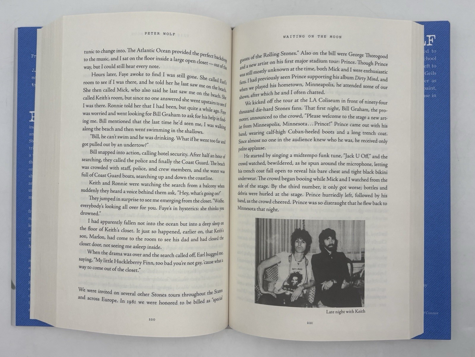 Peter Wolf Waiting on the Moon SIGNED First Edition 1st Printing 2024 COA