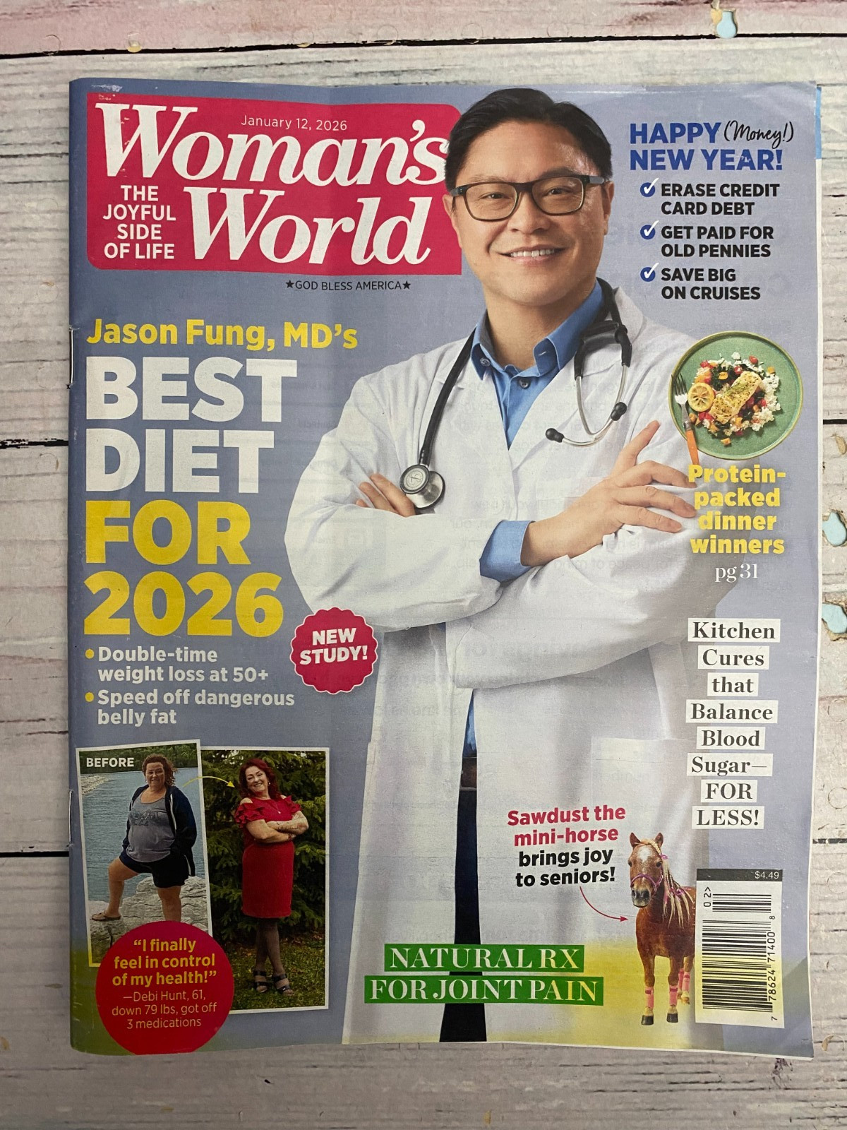 Woman&rsquo;s World January 12, 2026 Magazine Jason Fung, MD&rsquo;s Best Diet for 2026