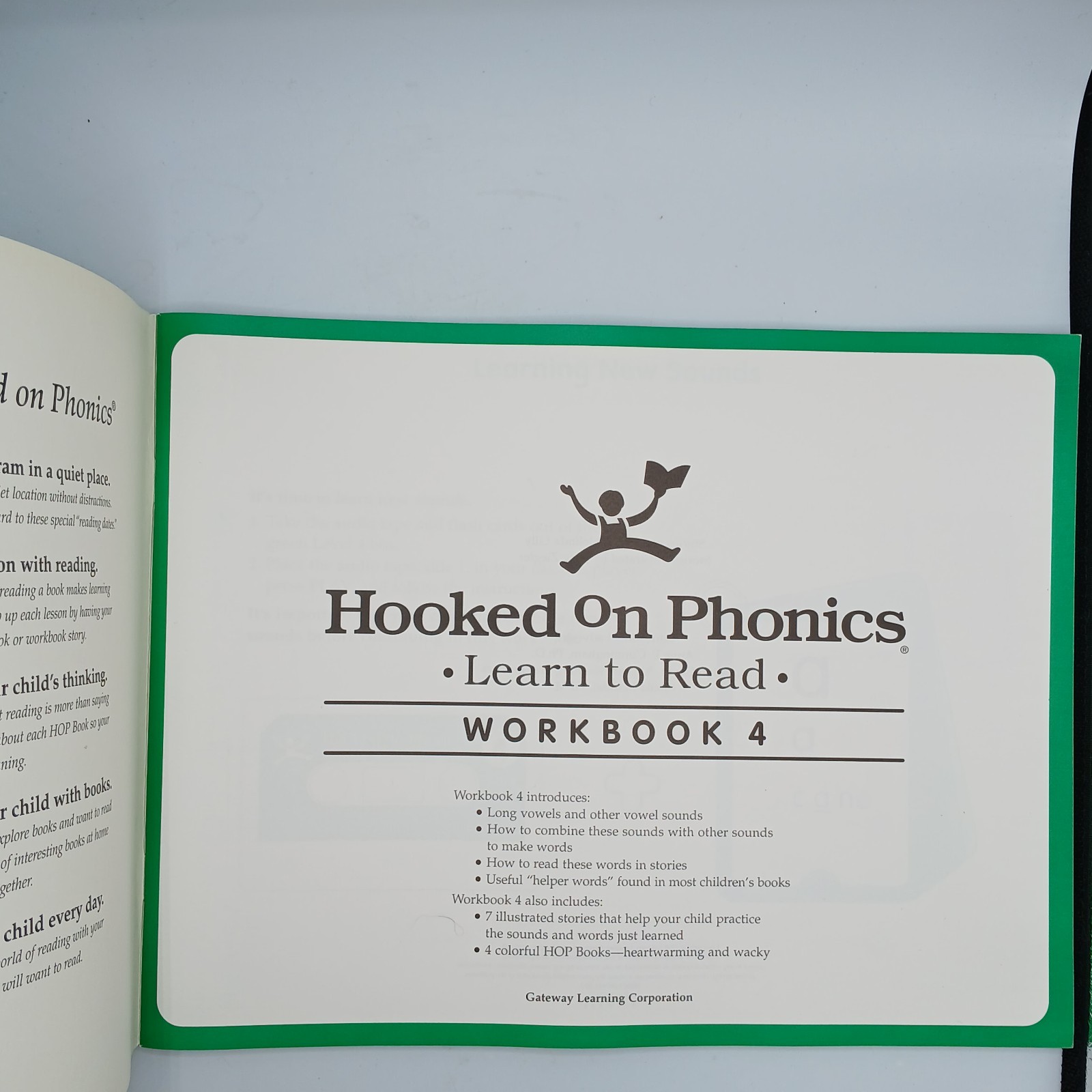 Hooked on Phonics Learn to Read Workbook 4 1998 64 Pages Replacement Part EUC