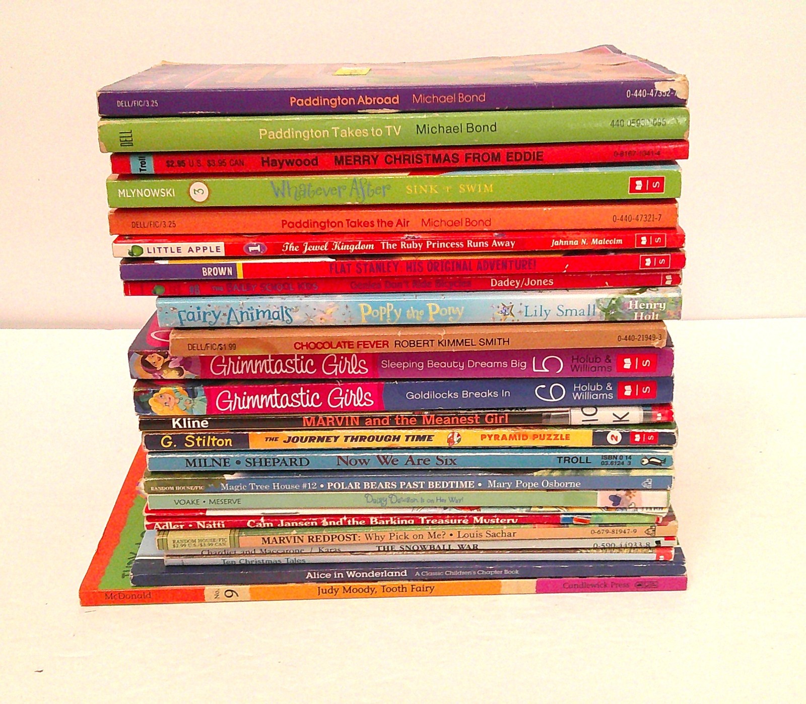 Lot of 23 Random Mix Young Reader Elementary Aged Chapter Books