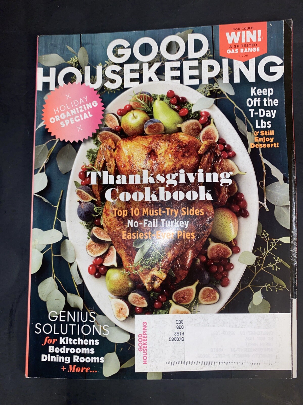 Good Housekeeping Magazine November 2016 Thanksgiving Cookbook Issue 208 PAGES