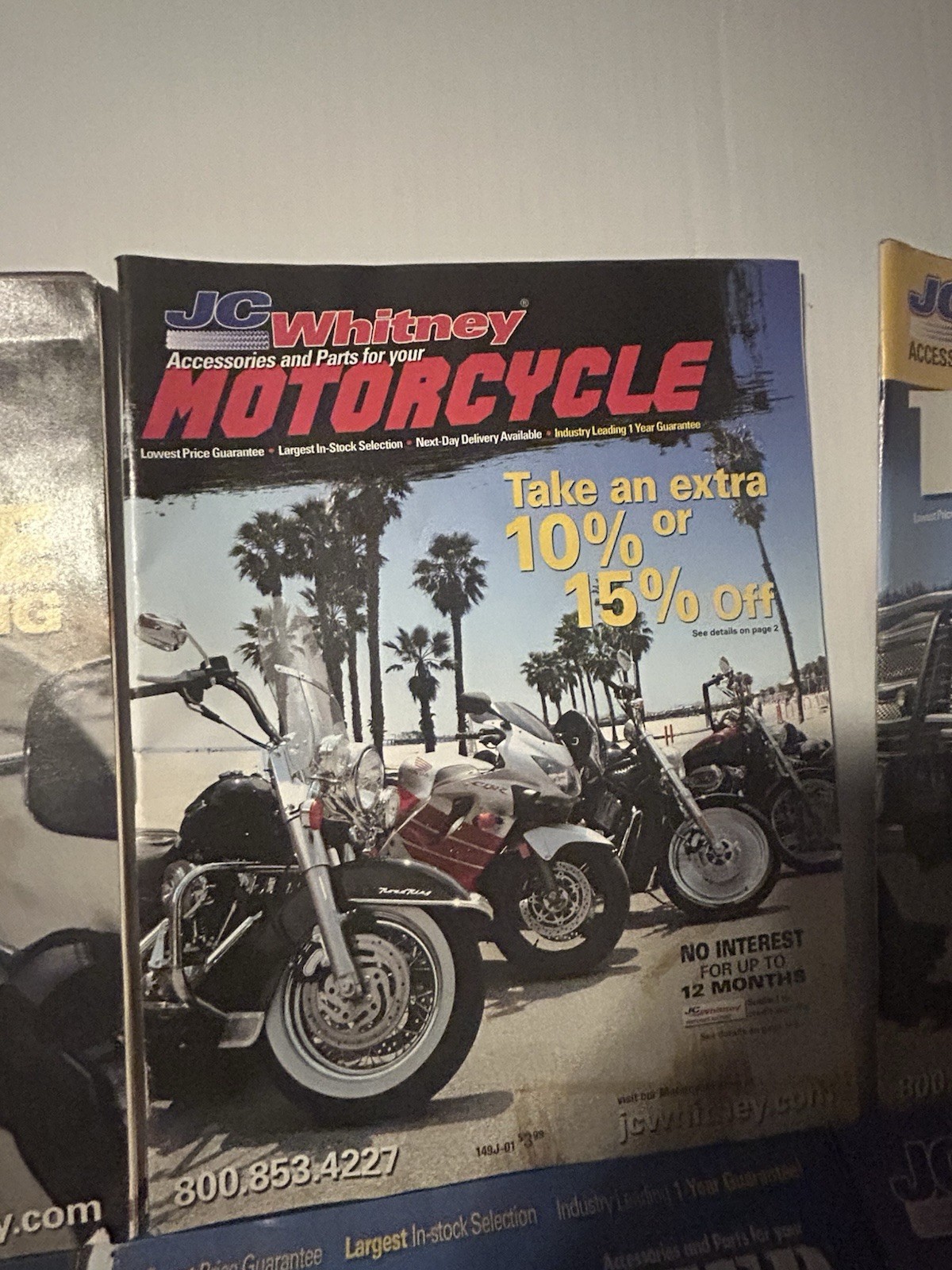 6 JC WHITNEY MAIL ORDER CATALOGS 2000&rsquo;S ERA•Motorcycle Truck Jeep•EUC