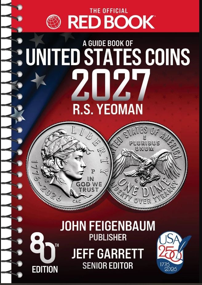 2027 SPIRAL BOUND RED BOOK 80th Edition ***IN STOCK & SHIPPING DAILY***