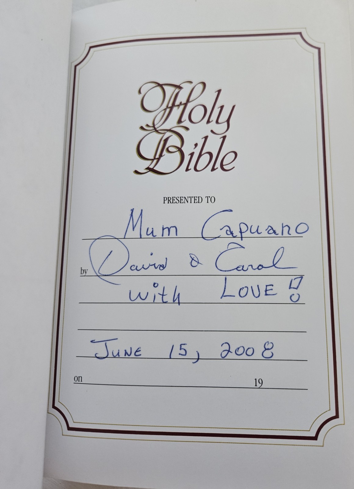 KJV Handi Size Giant Print Reference Bible. Genuine Leather, Like New In Box.