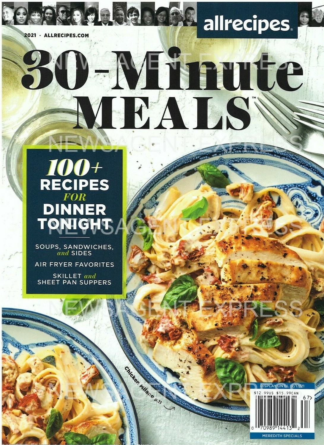 Allrecipes Magazine : 30-Minute Meals Meredith Specials 2021