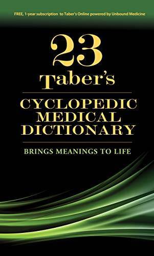 Taber&rsquo;s Cyclopedic Medical Dictionary (Taber&rsquo;s Cyclopedic Medical Diction – GOOD