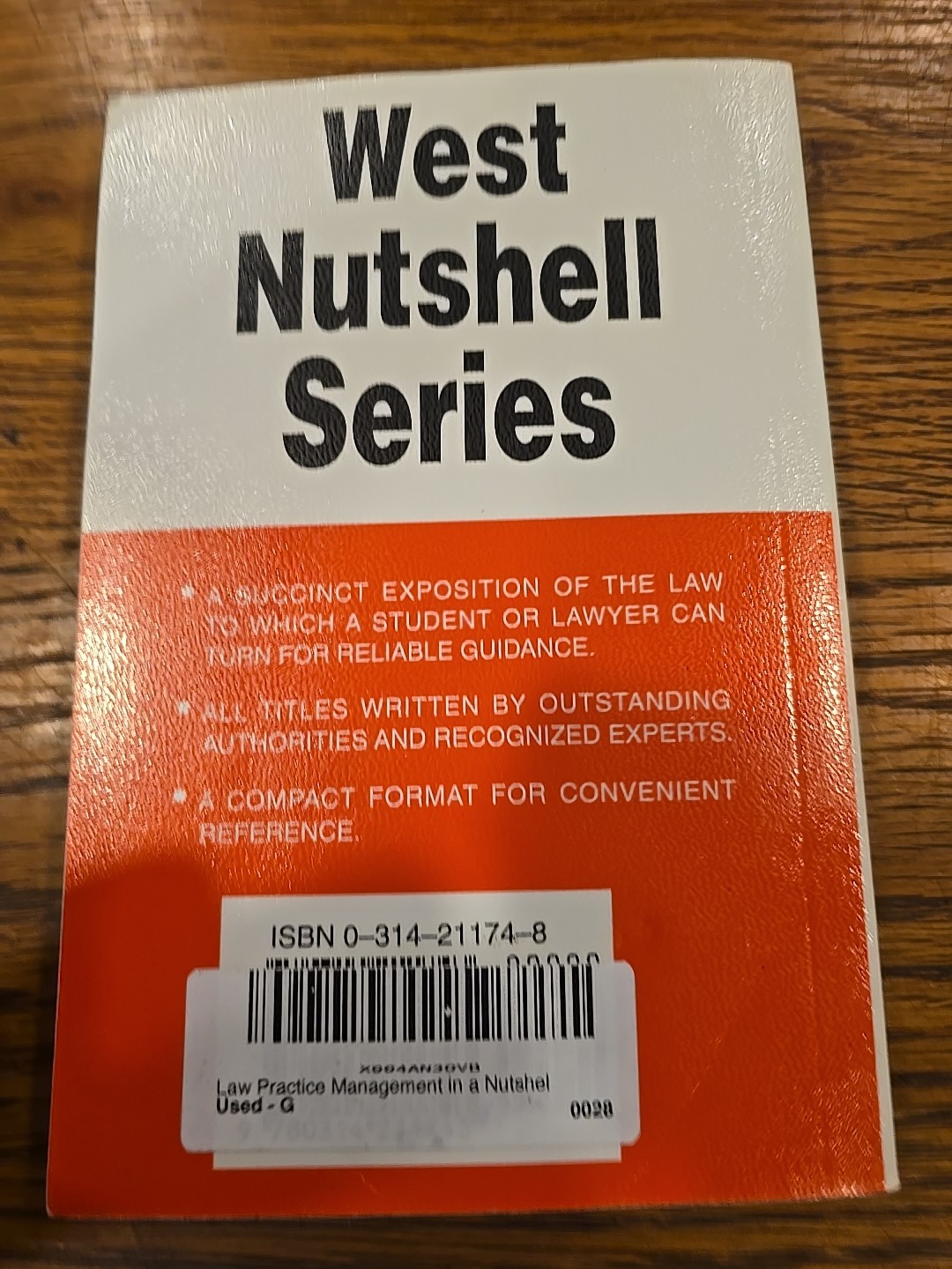 LAW PRACTICE MANAGEMENT IN A NUTSHELL By Gary Munneke