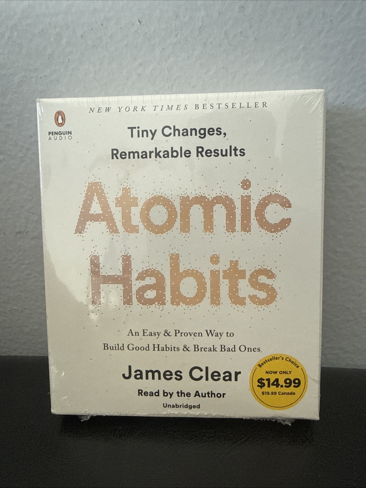 Atomic Habits Audiobook CD James Clear Unabridged Self‑Help Habit Building New
