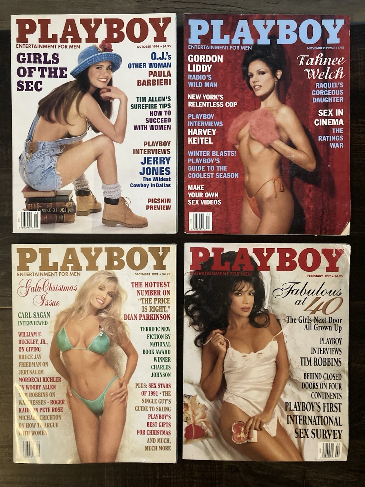Vintage Lot PLAYBOY Magazine (1967-2001) 25 Issues Vanna White