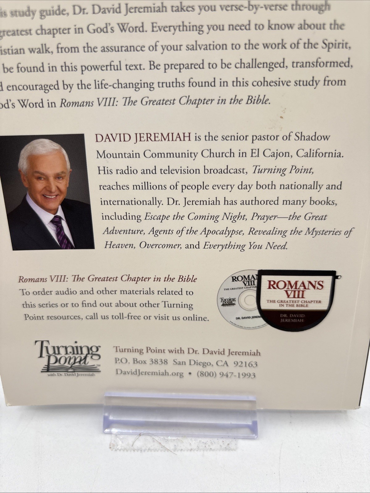 DR. DAVID JEREMIAH STUDY GUIDE ROMANS VIII THE GREATEST CHAPTER IN THE BIBLE