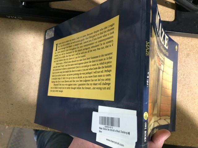 Maze: Solve the World&rsquo;s Most Challenging Puzzle Christopher Manson Book