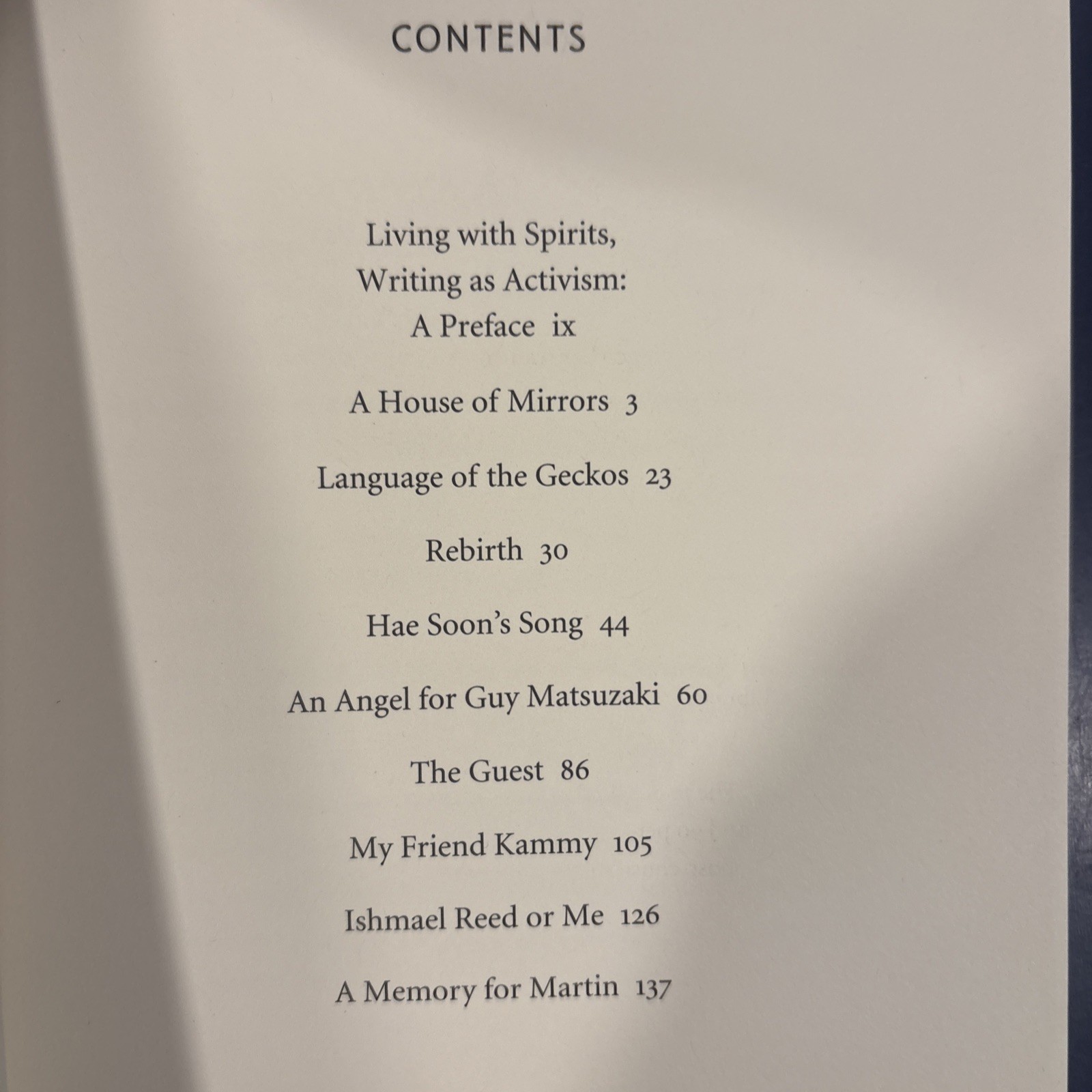 Language of the Geckos and Other Stories (signed!) By Gary Pak