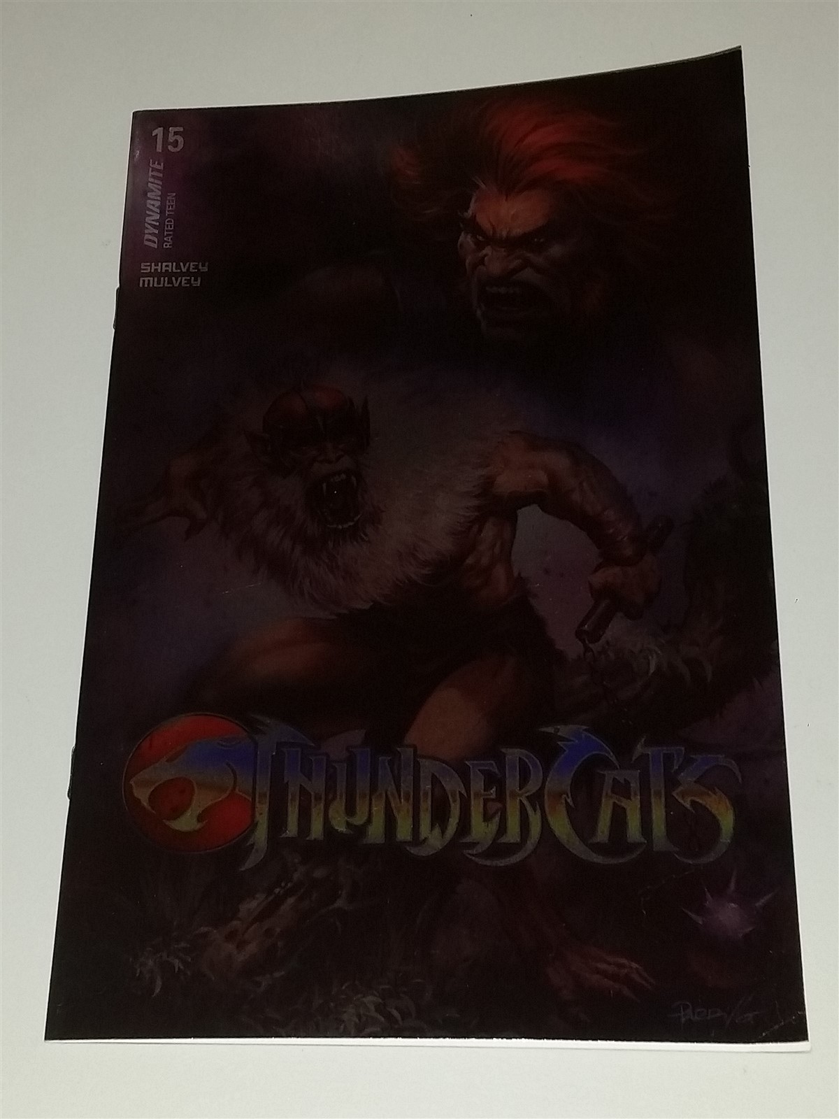 THUNDERCATS #15 FOIL VARIANT DYNAMITE COMICS APRIL 2025 <