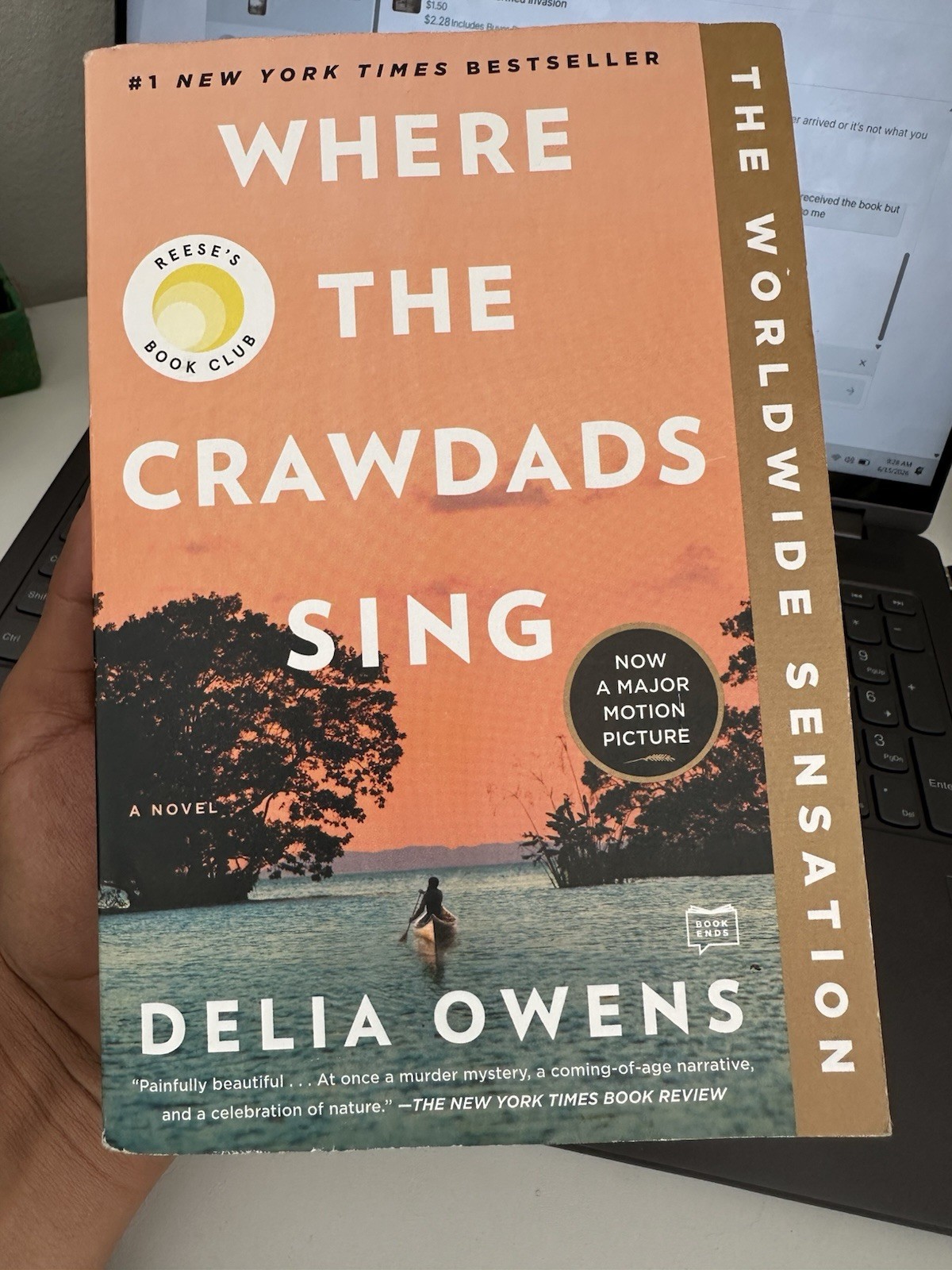 Delia Owens Where the Crawdads Sing Reese&rsquo;s Book Club PB 2021 Mystery Novel