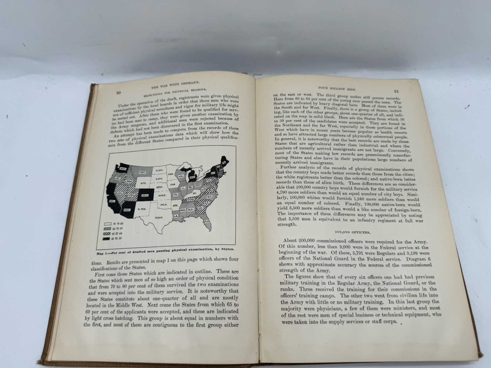 THE WAR WITH GERMANY A Statistical Summary By Leonard P. Ayres 1919 HC