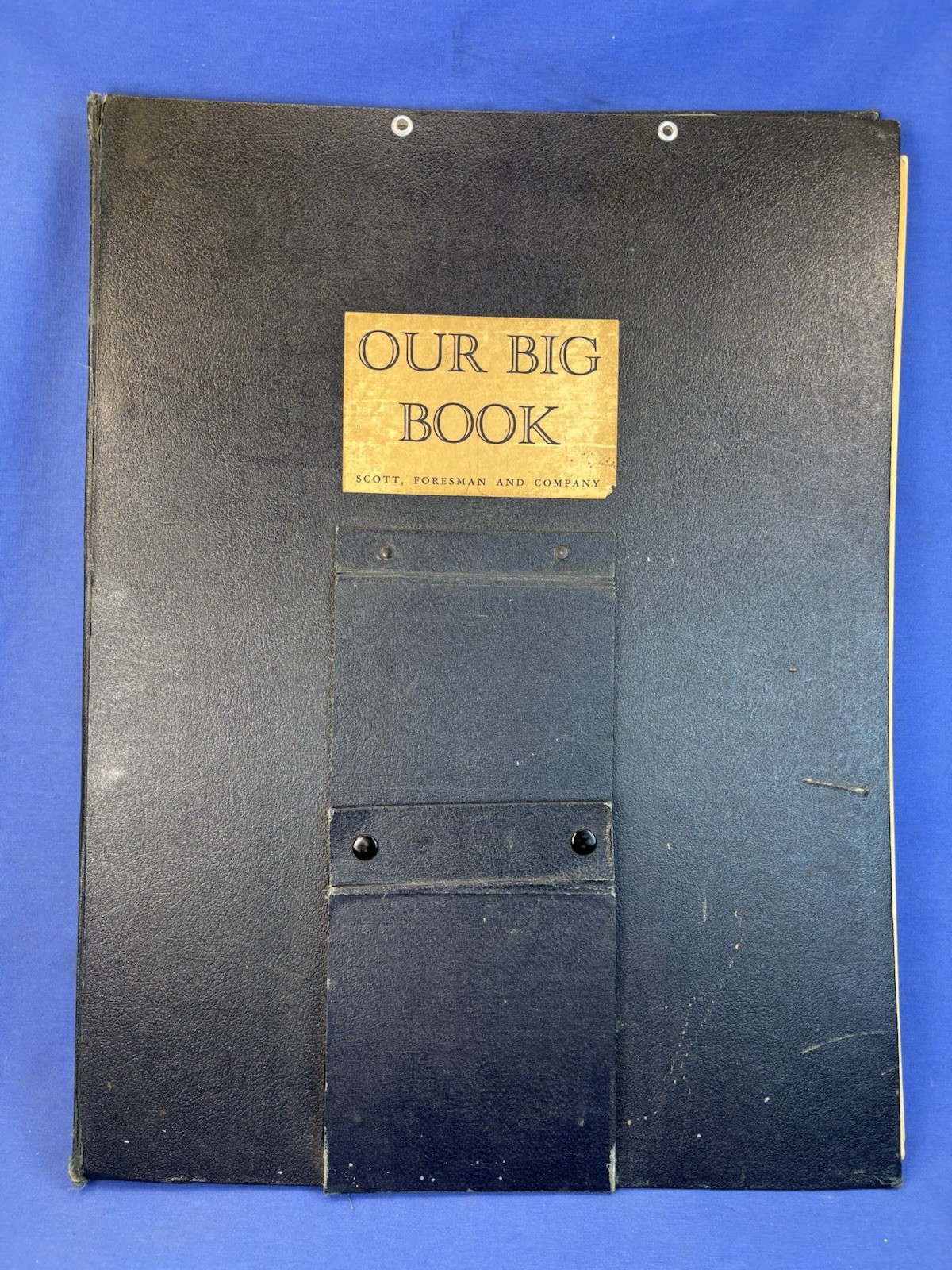 1951 OUR BIG BOOK Dick Jane Sally Oversized Teacher Display Book Scott Foresman