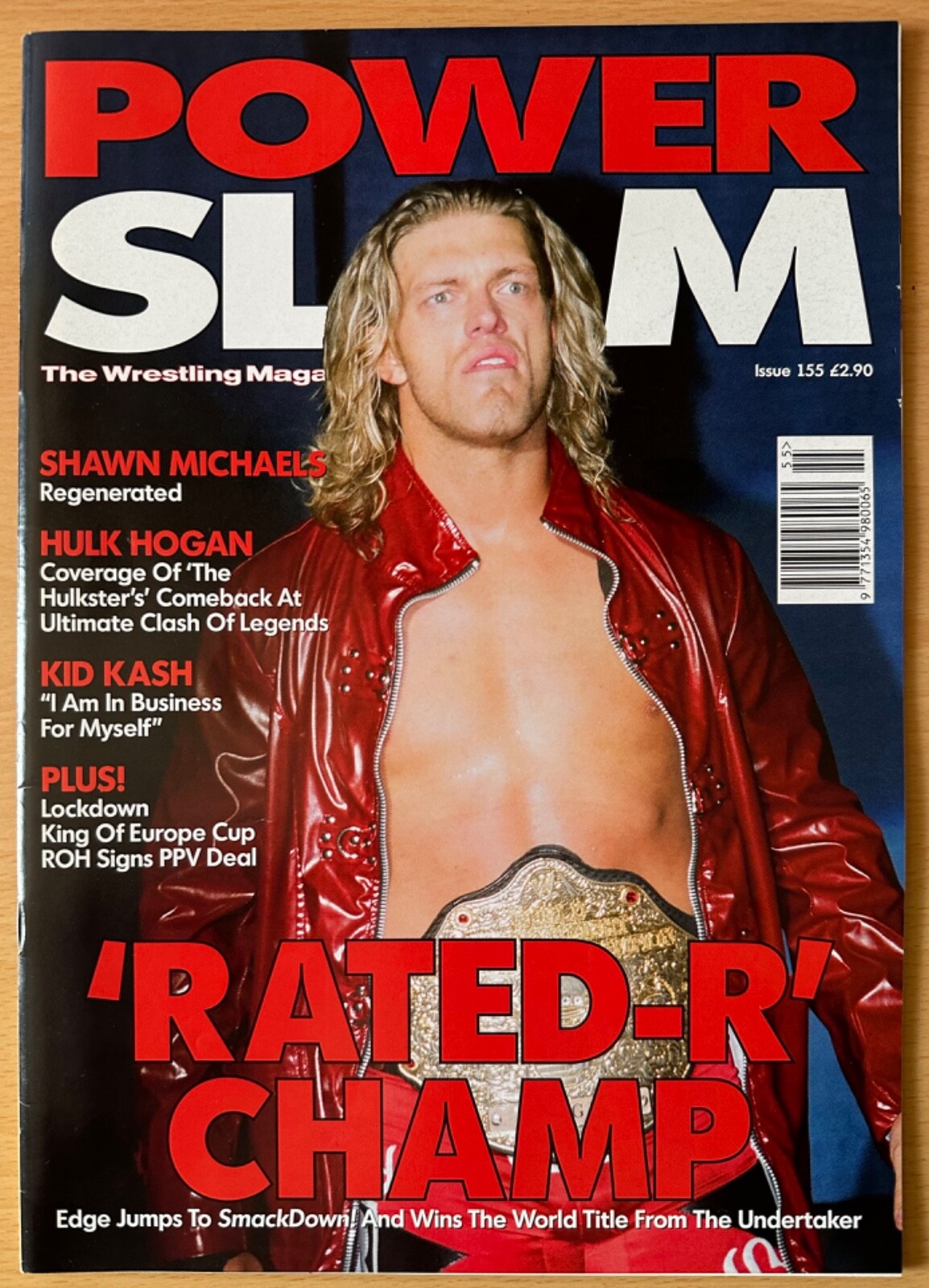 Powerslam Magazine #155 June 2007 | Rated R Champ | Edge | Adam Copeland | WWE