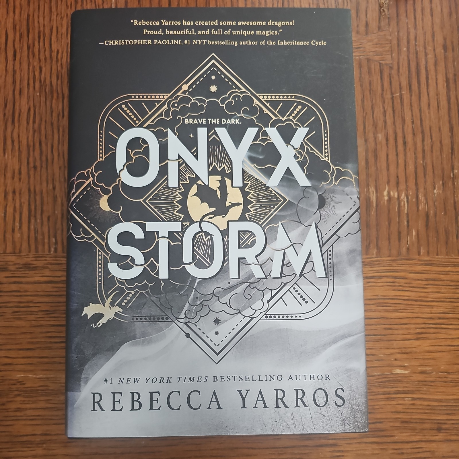 ONYX STORM By Rebecca Yarros, First Edition, First Printing, Misprint