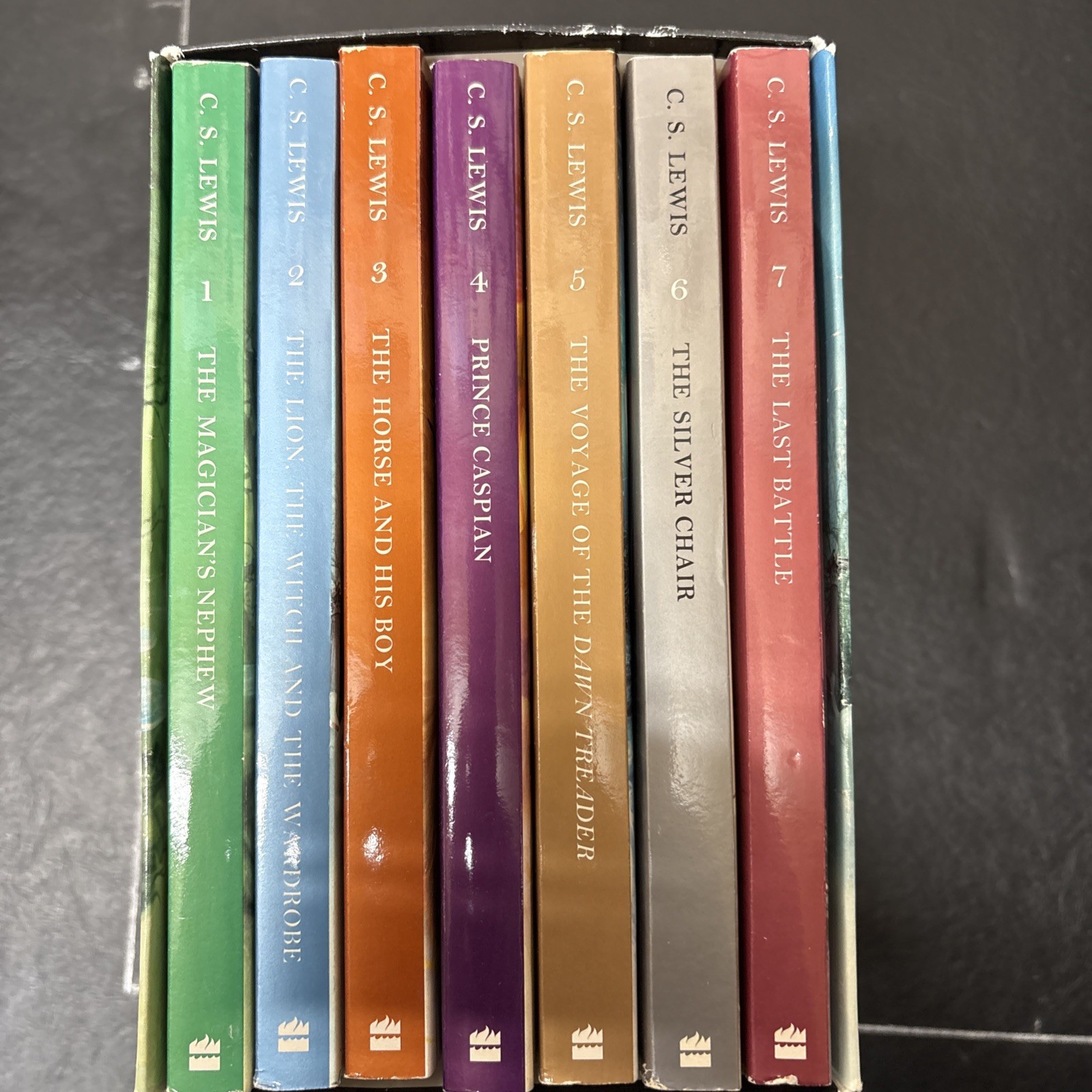 Chronicles of Narnia 7 Book Box Set by C. S. Lewis (2002, Trade Paperback)