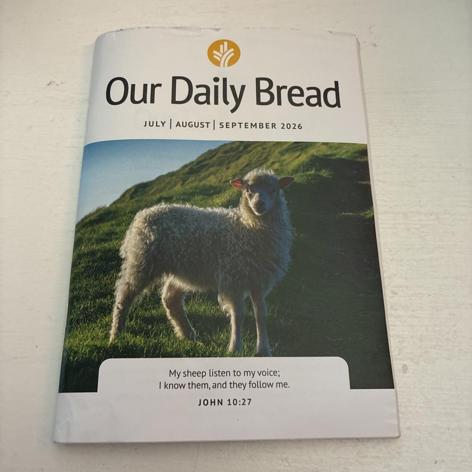 Our Daily Bread Devotional July August September 2026 LARGE PRINT ~ Free Ship ~
