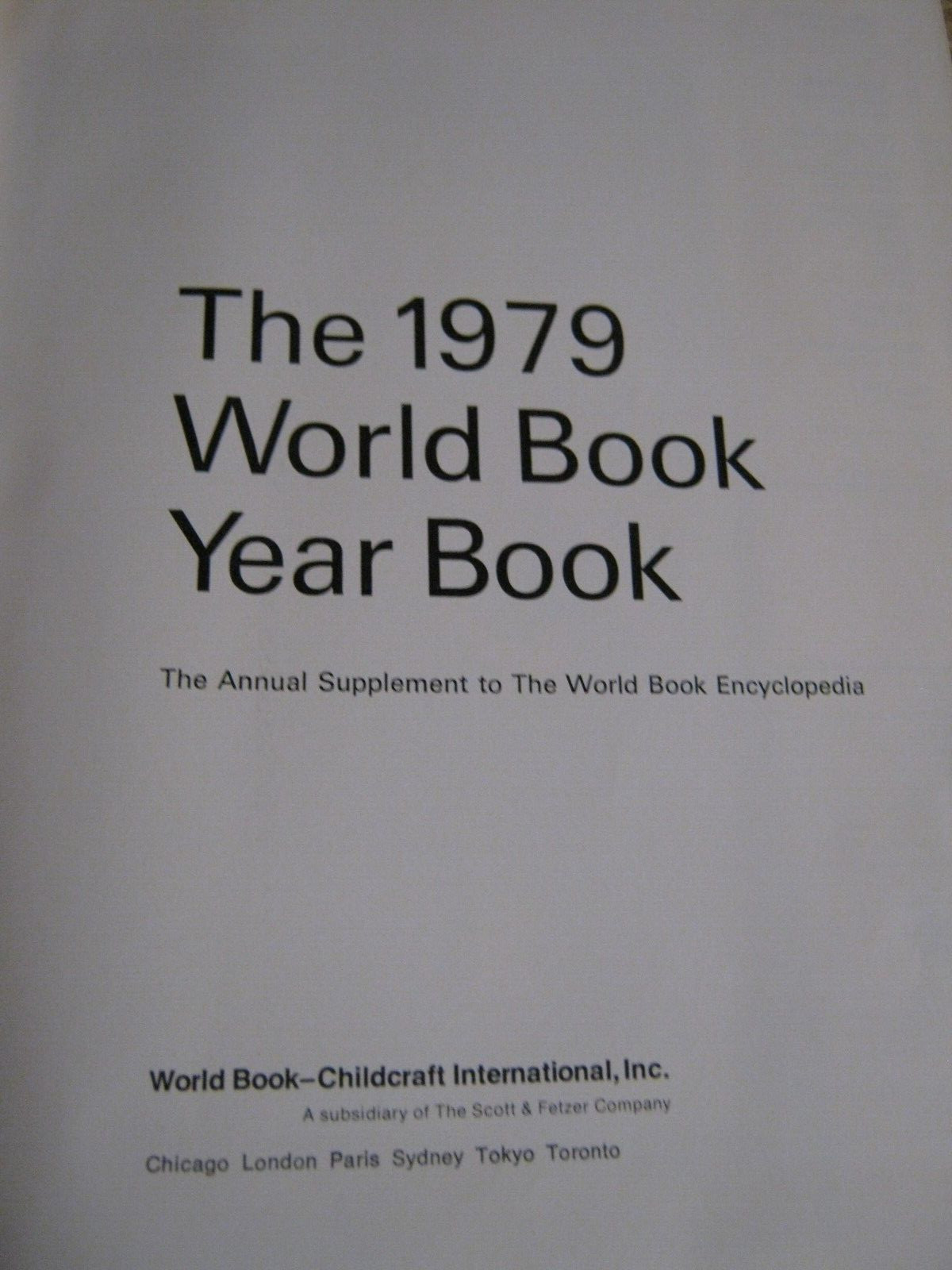 The World Book Yearbook 1979 ,608 pages