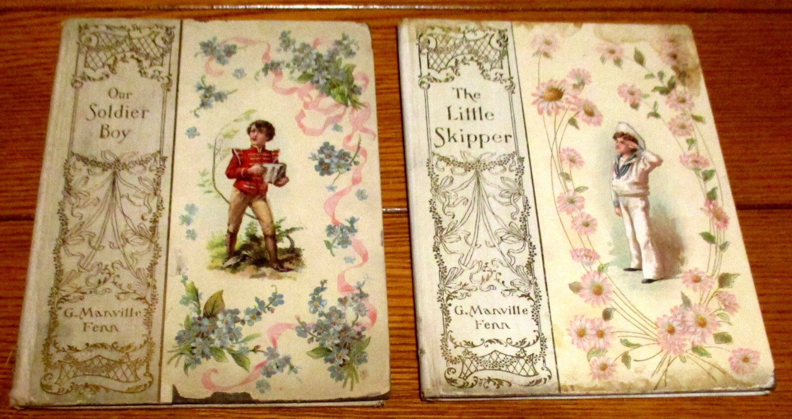 1900 The Little Skipper & Our Soldier Boy by G. Manville Fenn H/C 48 Pages