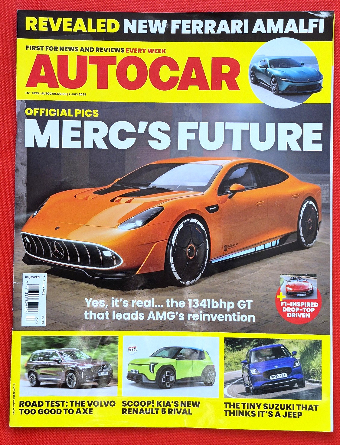 Autocar 2 July 2025 – ASTON VALKYRIE at LE MANS – LOTUS ESPRIT 50th ANNIVERSARY