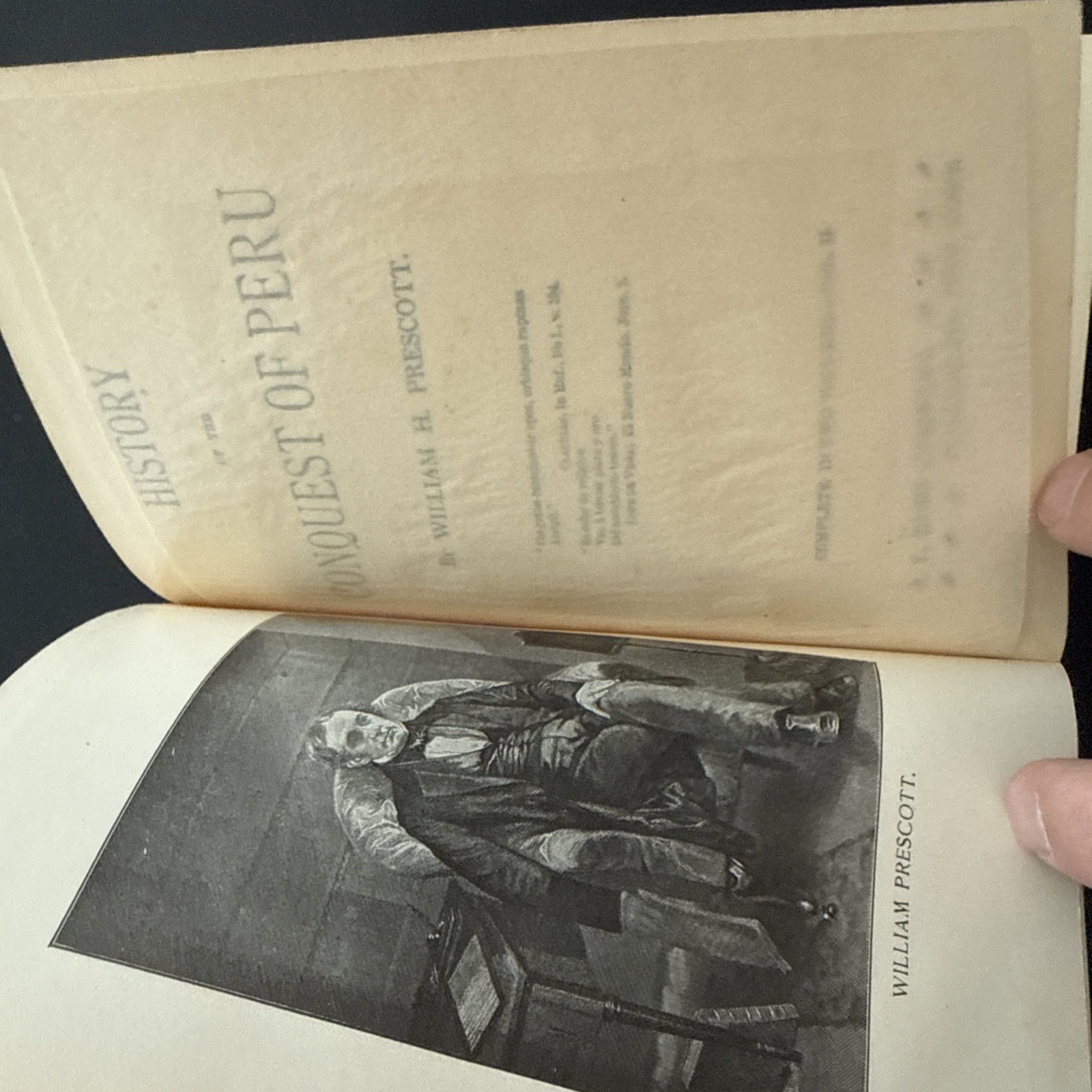 History of the Conquest of Peru by William Prescott 2 Volumes Burt