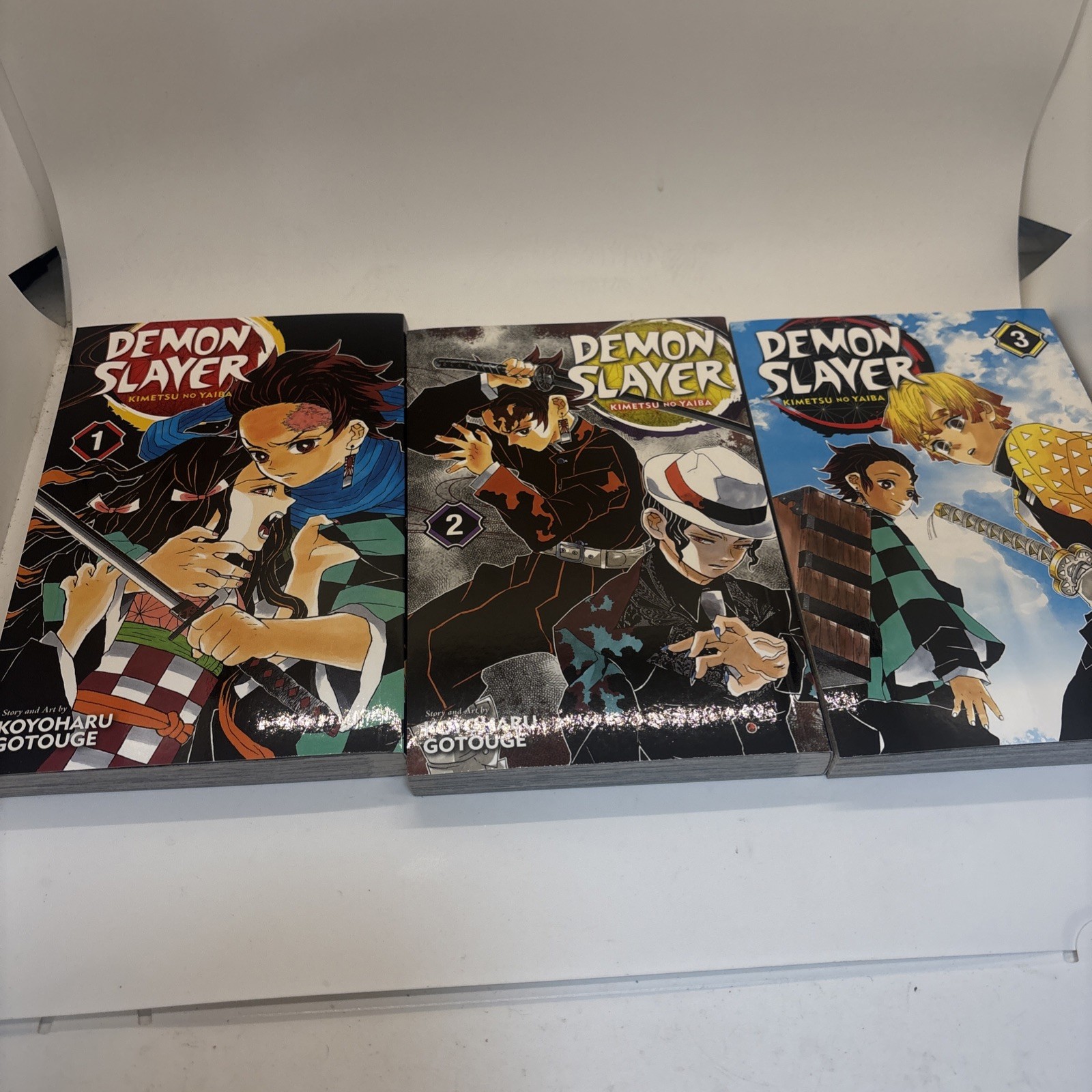 Demon Slayer 3 Book Set by Koyoharu Gotouge: Volumes 1-3