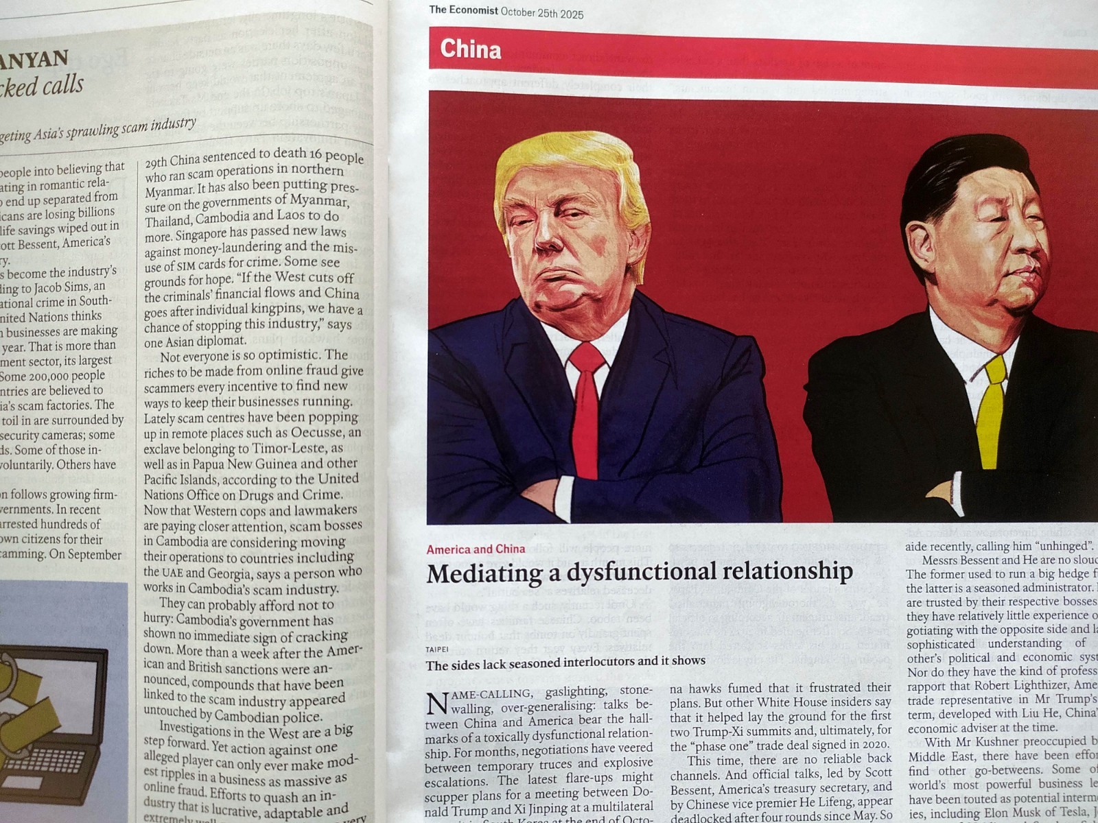 The Economist Magazine Oct 25-31 2025 Winning The Trade War China vs USA