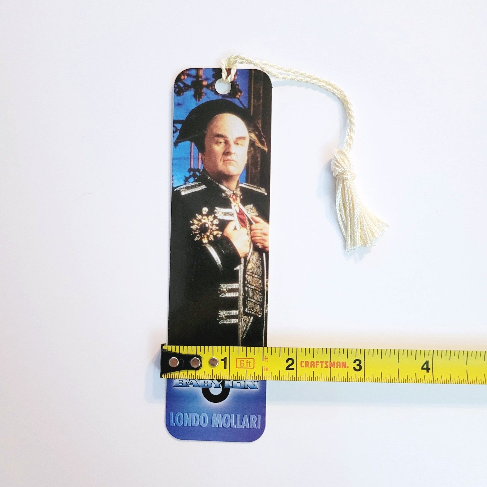 Vintage 90s Londo Mollari Bookmark- Babylon 5 -Gathering- 1997 Antioch KBO-13927