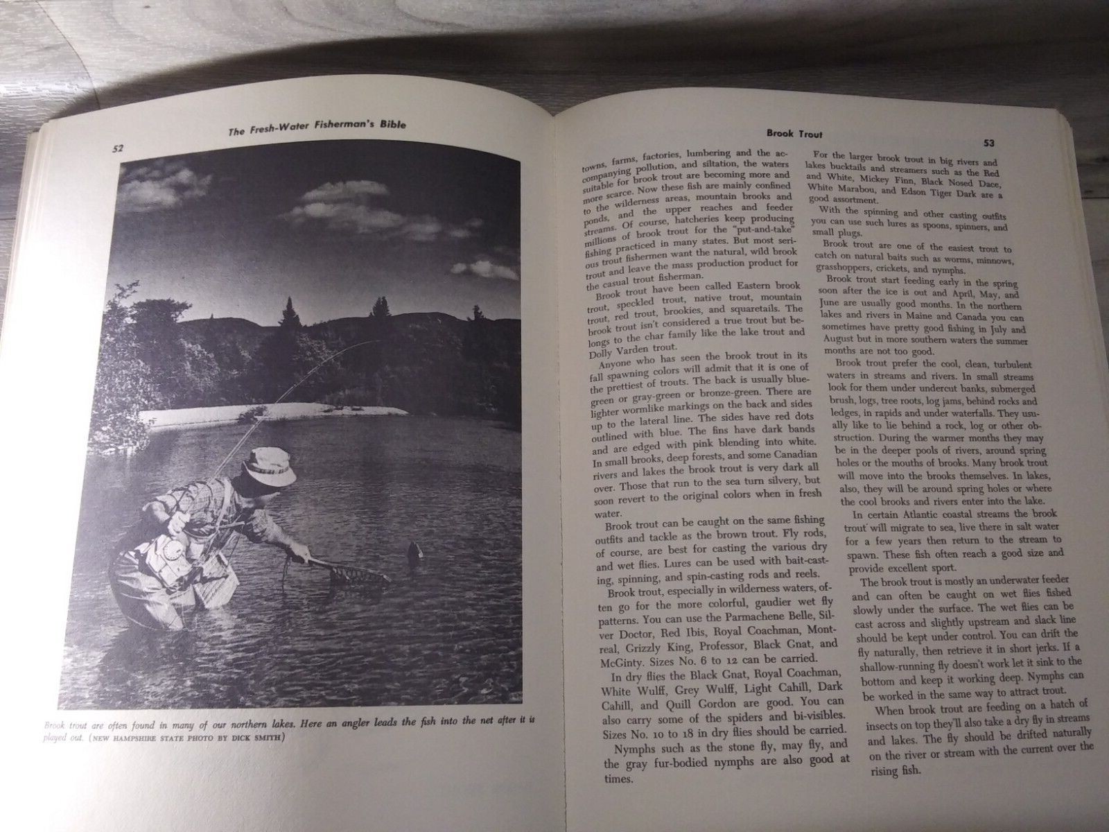 🎣 Vintage 1964 The Fresh-Water Fisherman&rsquo;s Bible Book 180 Pages Vlad Evanoff 🎣