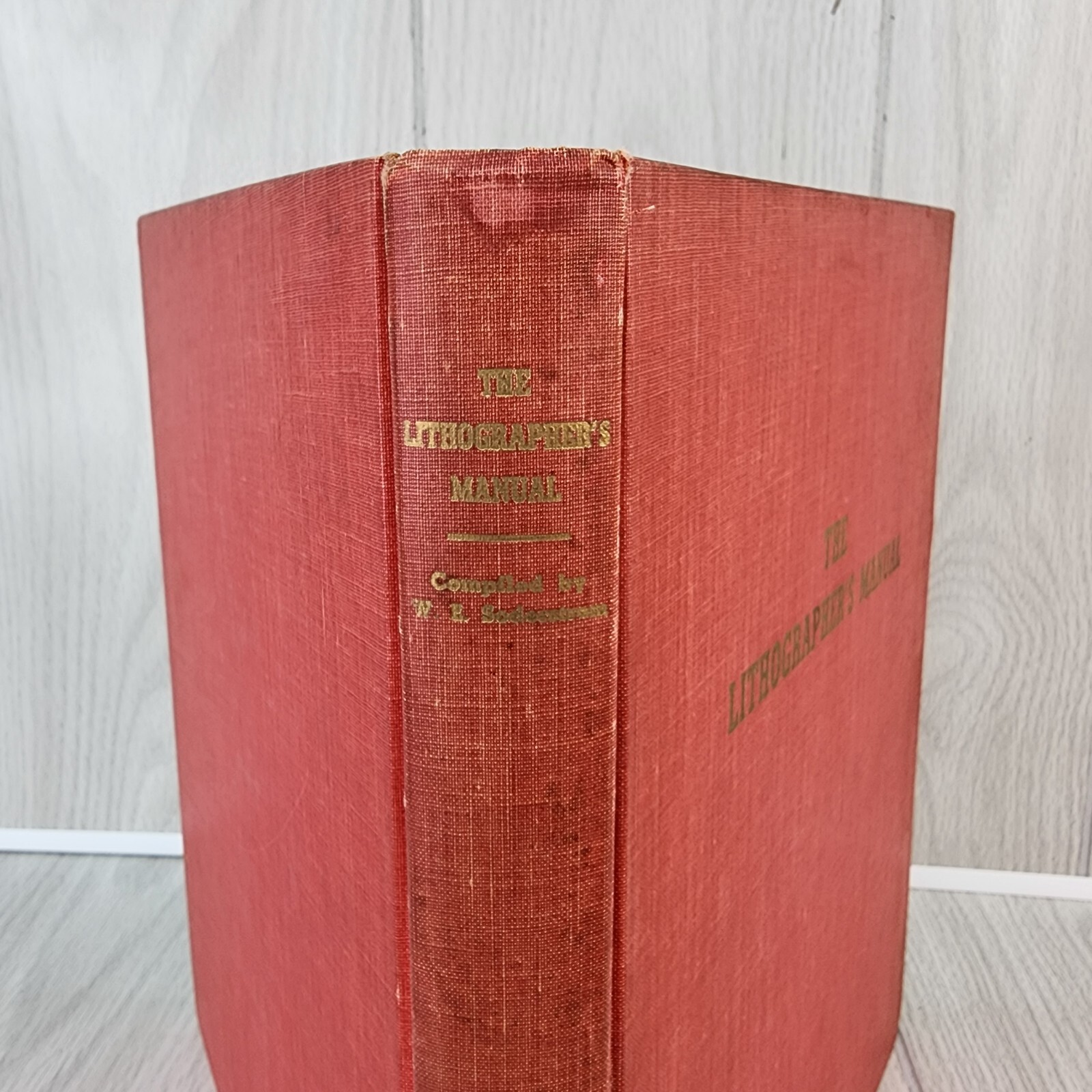 1940 VTG Book The Lithographers Manual W Selling Production Management 1st Ed.