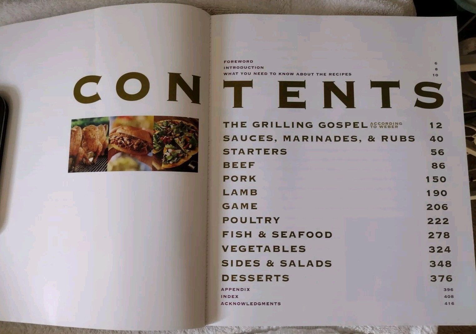 WEBER&rsquo;S BIG BOOK OF GRILLING JAMIE PURVIANCEAND SANDRA MCRAE 416 PAGES