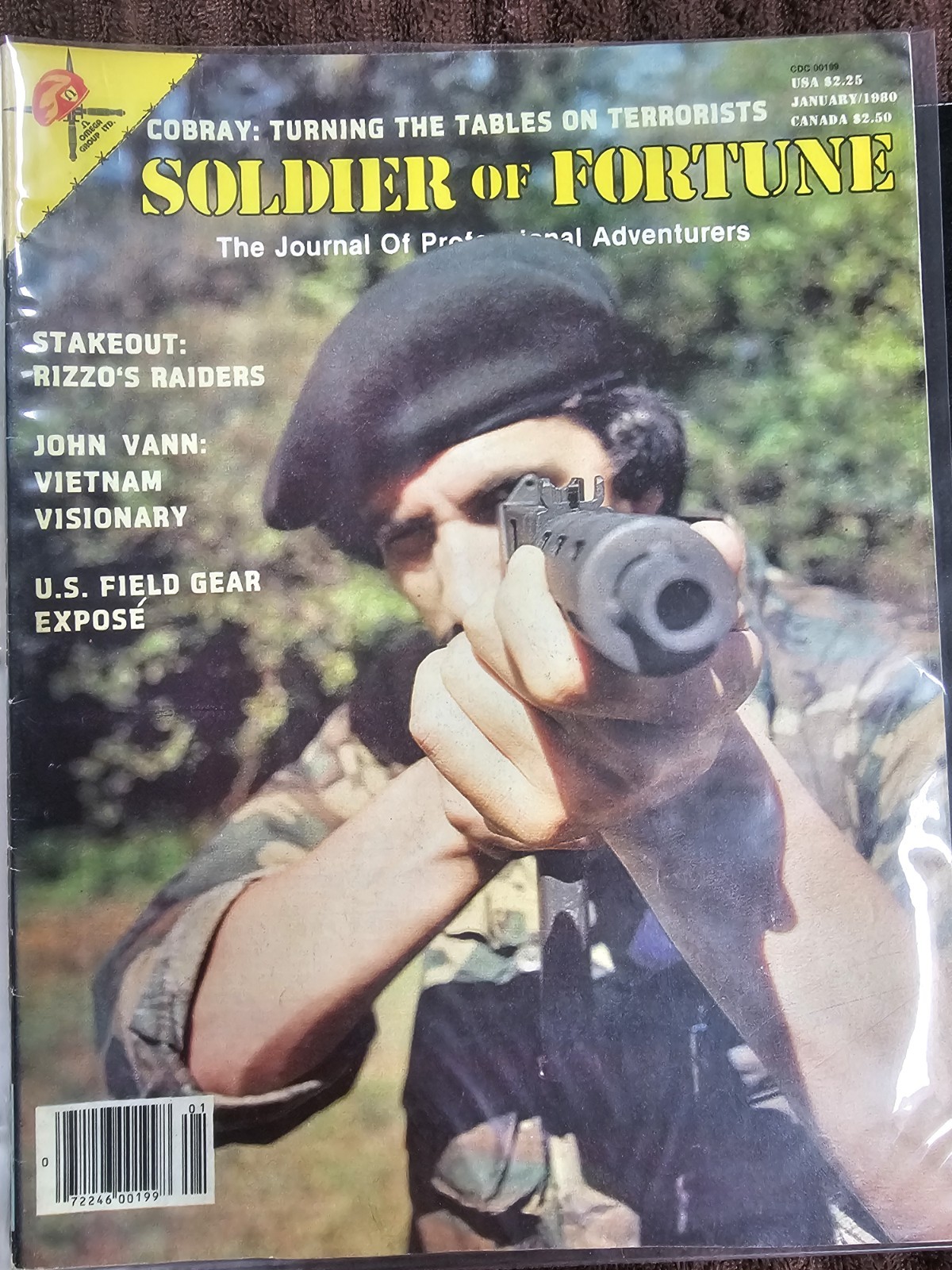 SOF Soldier of Fortune Magazine Complete 1980 Full Year Lot 12 Issues Good/VG