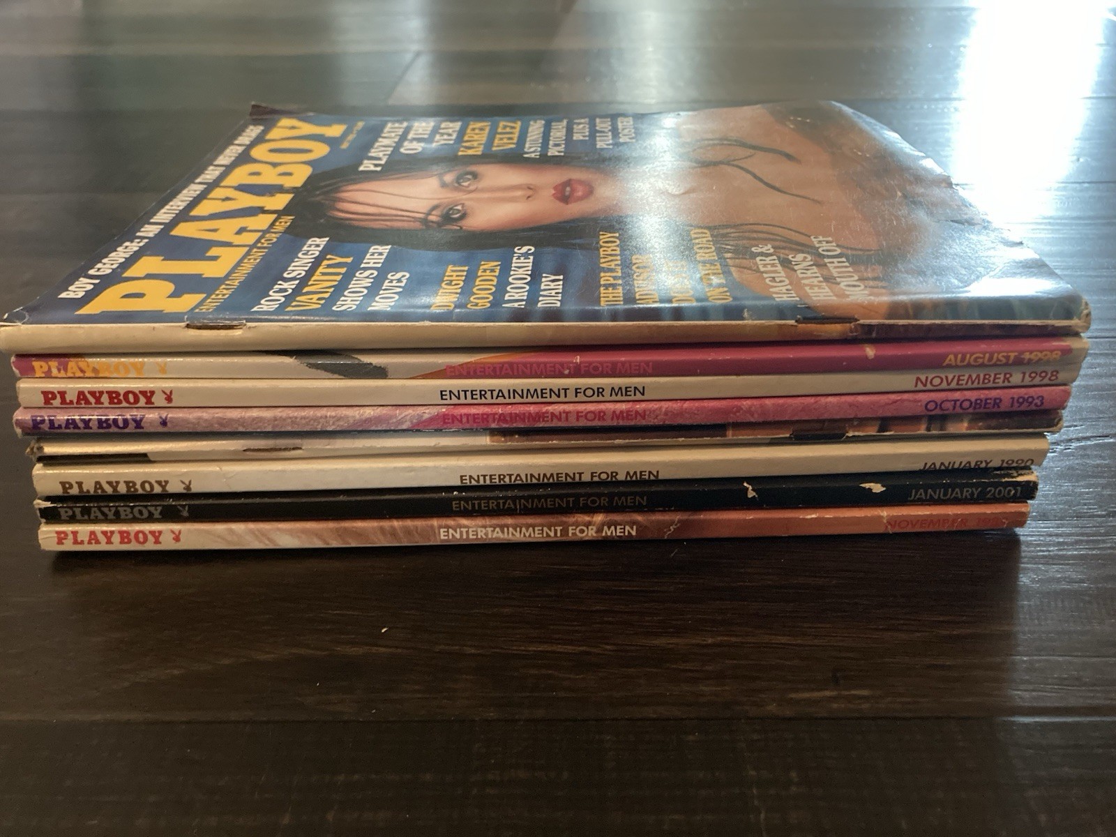 Vintage Lot PLAYBOY Magazine (1967-2001) 25 Issues Vanna White