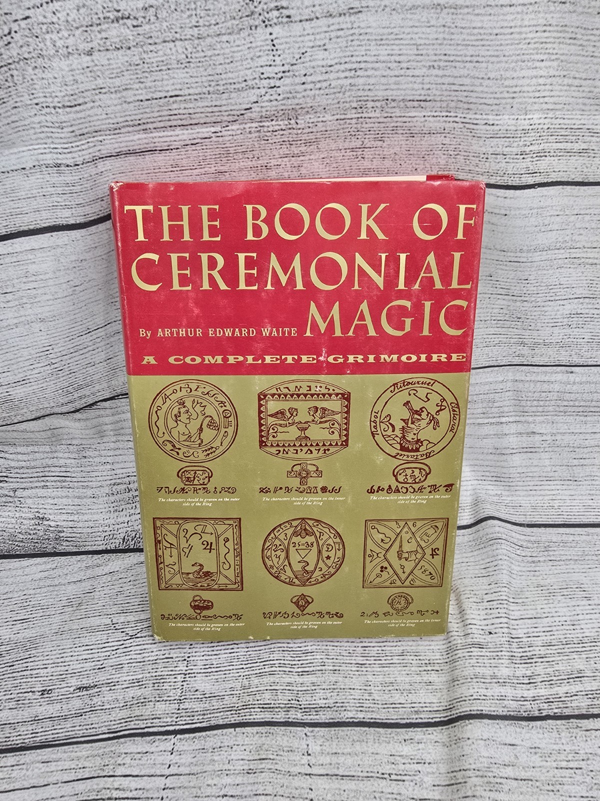 The Book of Ceremonial Magic by Arthur Edward Waite Hardcover w/DJ 1970 4th Ed