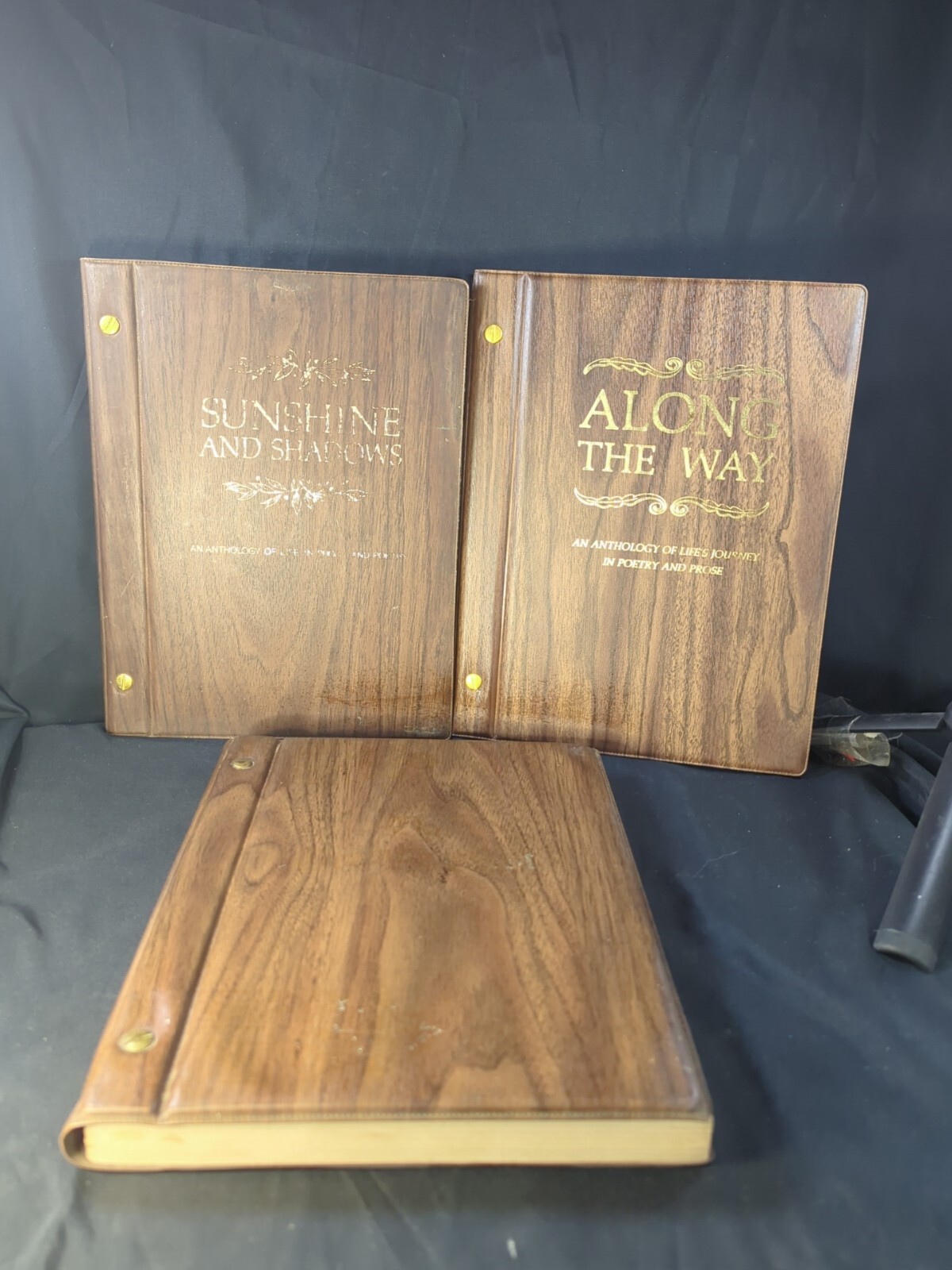 Three Anthology Books Poetry Prose Prayers 1965 1977 1973 Stone Container corp