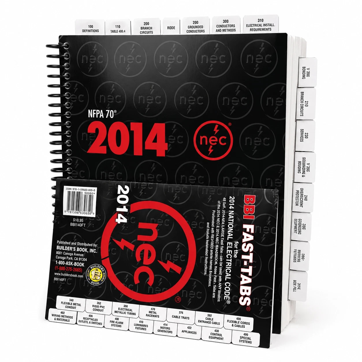 NFPA 70 2014 Edition NEC Code 2014 Spiral bound Pre Tabbed & Highlighted