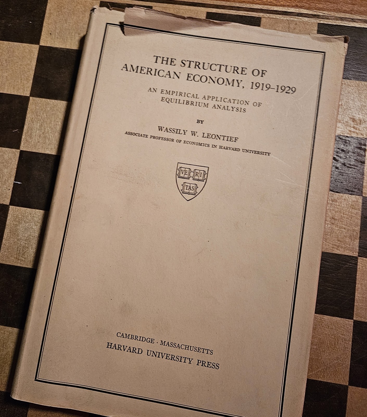 Economic Antique Book The Structure of American Economy, 1919–1929